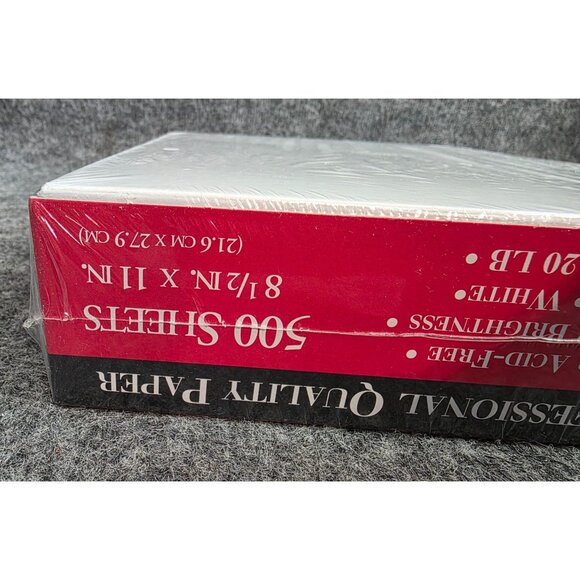 Ampad Professional Paper 25 Percent Cotton Bond 500 Sheets 8.5x11 White 20lb - Picture 4 of 4